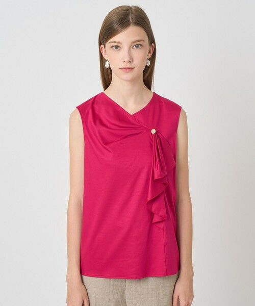 ANAYI / アナイ キャミソール・チューブトップ | スムース釦ドレーププルオーバー | 詳細8