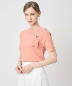 ANAYI / アナイ ニット・セーター | アシンメトリクリボン プルオーバー