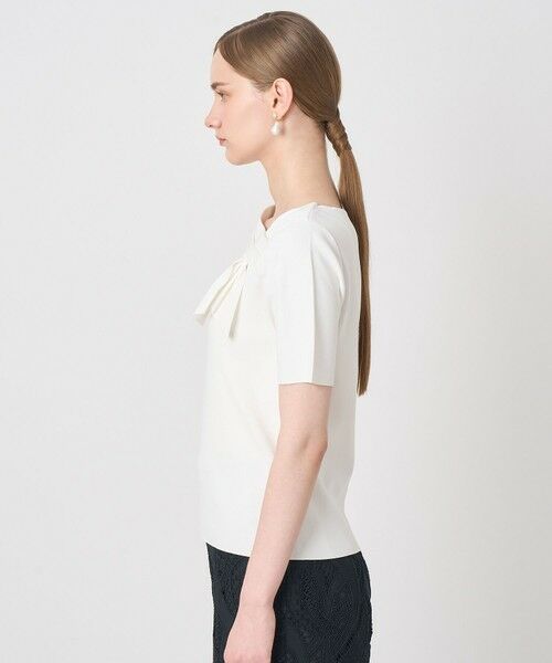 ANAYI / アナイ ニット・セーター | アシンメトリクリボン プルオーバー | 詳細2