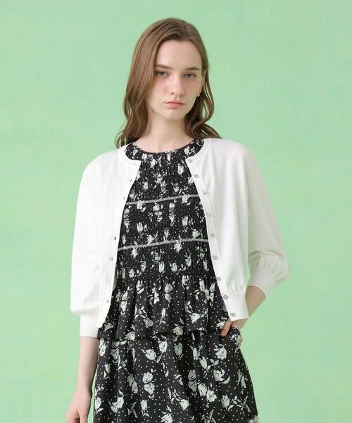 ANAYI / アナイ カーディガン・ボレロ | アソートビジュー釦七分袖 カーディガン | 詳細10