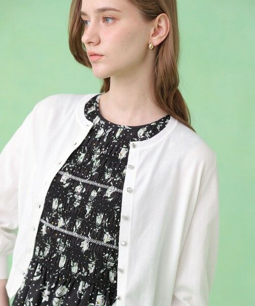 ANAYI / アナイ カーディガン・ボレロ | アソートビジュー釦七分袖 カーディガン | 詳細9