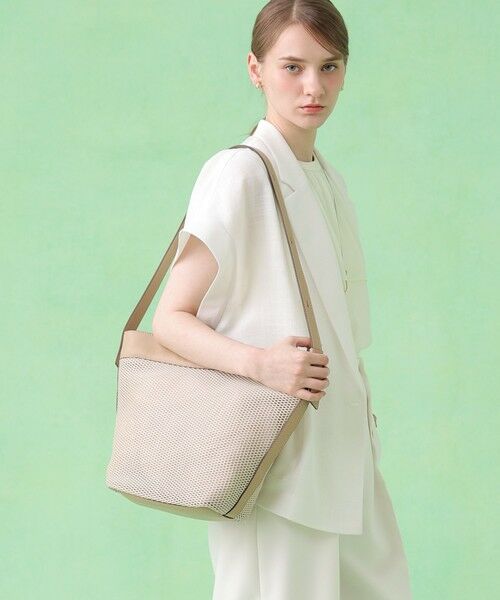 ANAYI / アナイ ショルダーバッグ | ◇メッシュショルダーバッグ（light beige (12)）