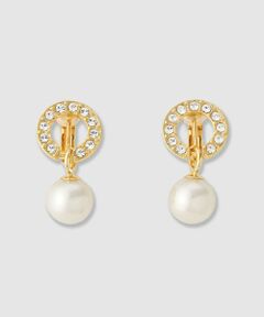 ANAYI / アナイ ピアス・イヤリング | パールビジューサークルイヤリング