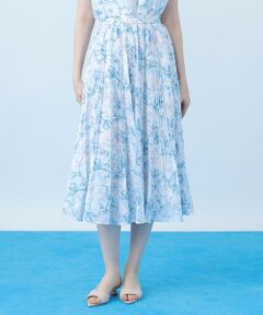 ANAYI / アナイ ロング・マキシ丈スカート | Coral プリントローンプリーツ スカート〈セットアップ対応商品〉