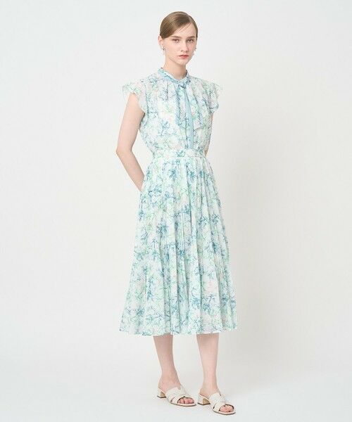 ANAYI / アナイ ロング・マキシ丈スカート | Coral プリントローンプリーツ スカート〈セットアップ対応商品〉 | 詳細26