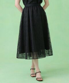 ANAYI / アナイ ロング・マキシ丈スカート | コーラルリーフ刺繍フレア スカート〈セットアップ対応商品〉