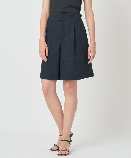 ANAYI / アナイ ショート・ハーフ・半端丈パンツ | ドライスラブハーフパンツ〈セットアップ対応商品〉（navy (65)）