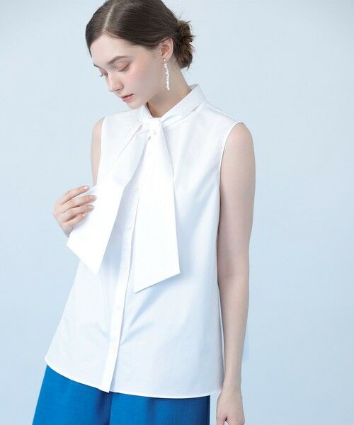 ANAYI / アナイ シャツ・ブラウス | コットンツイルパールタイシャツ ブラウス | 詳細1