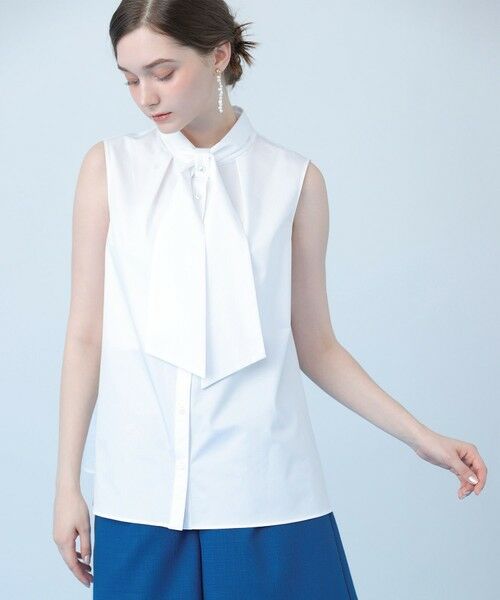 ANAYI / アナイ シャツ・ブラウス | コットンツイルパールタイシャツ ブラウス（white (01)）