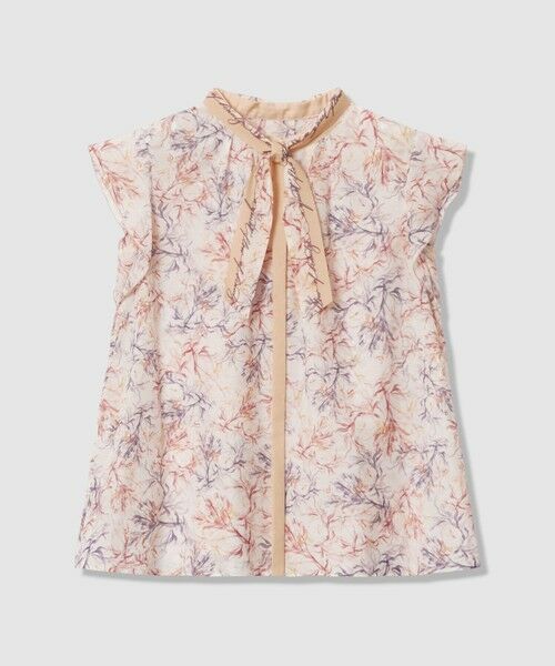 ANAYI / アナイ シャツ・ブラウス | Coral プリントローンスカーフタイ ブラウス〈セットアップ対応商品〉 | 詳細8