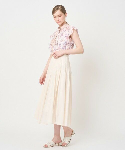 ANAYI / アナイ シャツ・ブラウス | Coral プリントローンスカーフタイ ブラウス〈セットアップ対応商品〉 | 詳細6