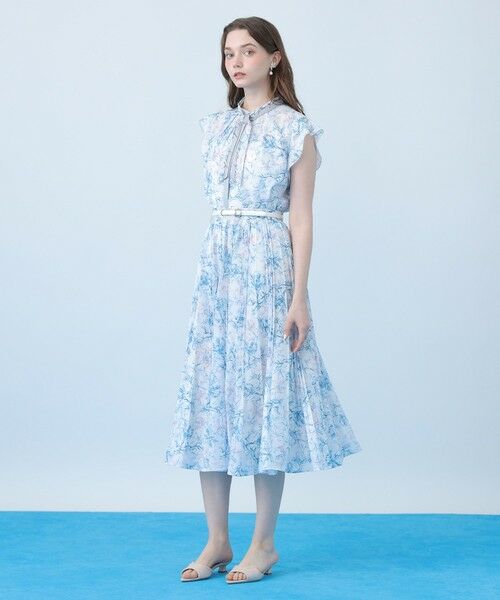 ANAYI / アナイ シャツ・ブラウス | Coral プリントローンスカーフタイ ブラウス〈セットアップ対応商品〉 | 詳細14