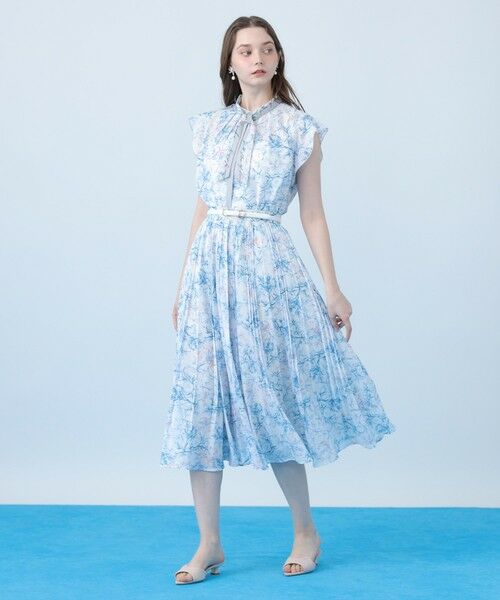 ANAYI / アナイ シャツ・ブラウス | Coral プリントローンスカーフタイ ブラウス〈セットアップ対応商品〉 | 詳細13