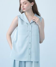 ANAYI / アナイ シャツ・ブラウス | トリアセツイルセーラー ブラウス〈セットアップ対応商品〉