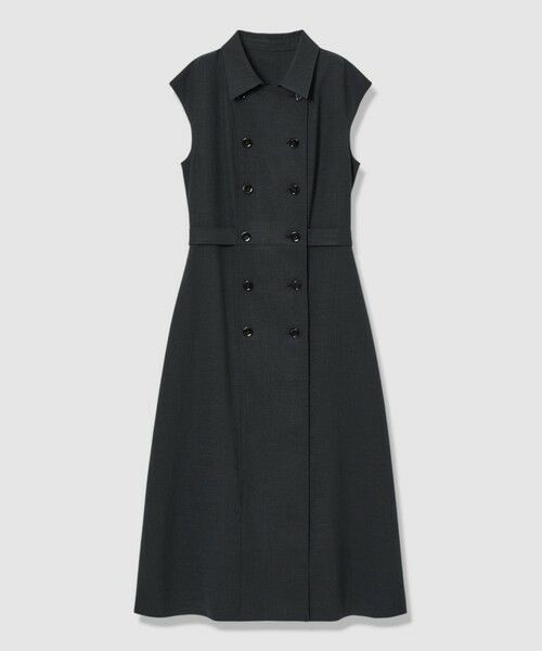 ANAYI / アナイ ミニ丈・ひざ丈ワンピース | ドライスラブステンカラージレ ワンピース〈セットアップ対応商品〉 | 詳細25