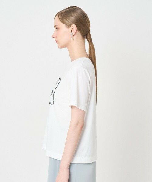 ANAYI / アナイ Tシャツ | コットン天竺カリグラフィーＴシャツ | 詳細2