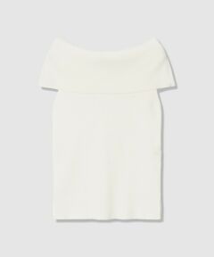 ANAYI / アナイ ニット・セーター | オフショルダーリブ プルオーバー