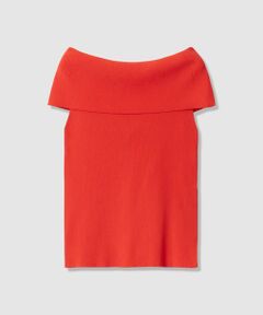 ANAYI / アナイ ニット・セーター | オフショルダーリブ プルオーバー