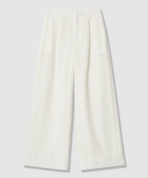 ANAYI / アナイ チノ・ワークパンツ | ファインメッシュイージーパンツ〈セットアップ対応商品〉（white (01)）