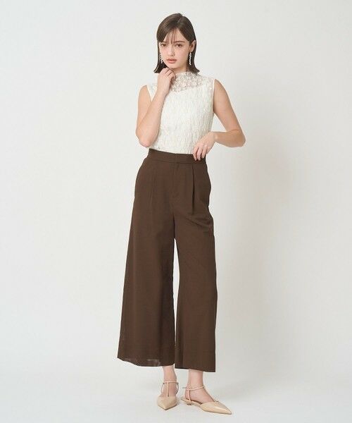 ANAYI / アナイ チノ・ワークパンツ | ファインメッシュイージーパンツ〈セットアップ対応商品〉 | 詳細12