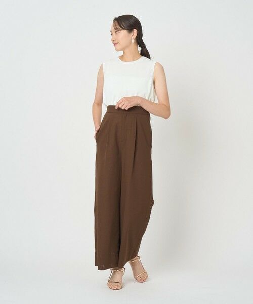ANAYI / アナイ チノ・ワークパンツ | ファインメッシュイージーパンツ〈セットアップ対応商品〉 | 詳細16