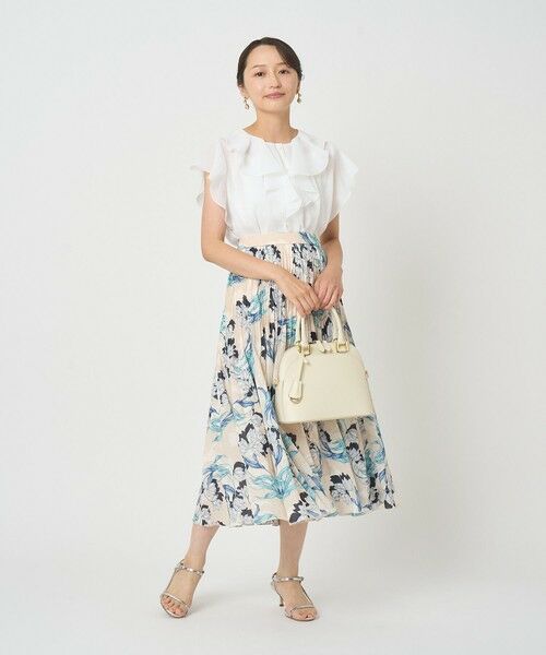 ANAYI / アナイ ロング・マキシ丈スカート | ラーレプリントプリーツ スカート〈セットアップ対応商品〉 | 詳細8