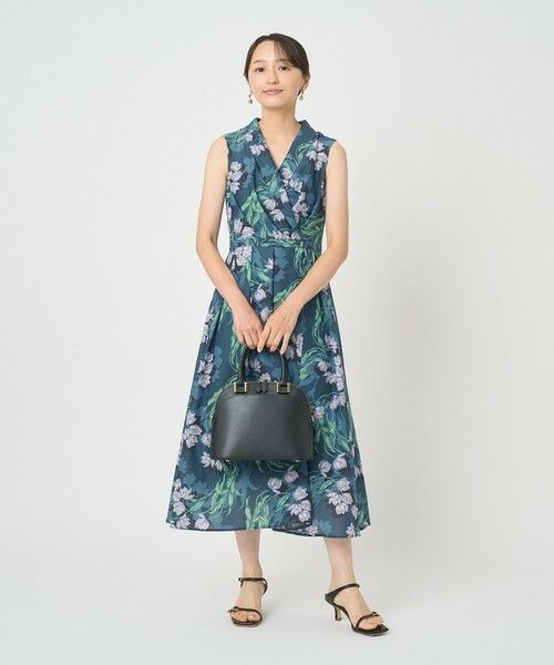 ANAYI / アナイ ミニ丈・ひざ丈ワンピース | ラーレプリントカシュクール ワンピース | 詳細23