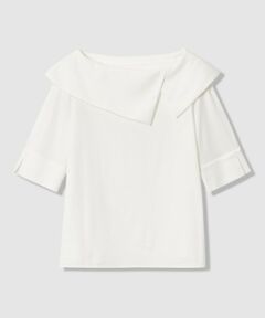 ANAYI / アナイ カットソー | コットンスムースアシンメトリー プルオーバー