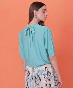 ANAYI / アナイ ニット・セーター | バックリボンショルダースリット プルオーバー