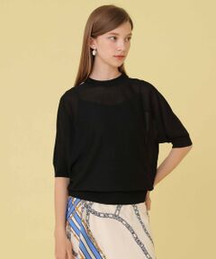 ANAYI / アナイ ニット・セーター | バックリボンショルダースリット プルオーバー