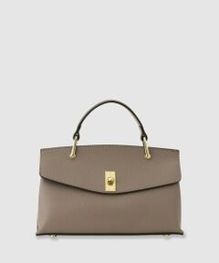 ANAYI / アナイ ハンドバッグ | ◇シュリンク革トップハンドルハンドバッグ