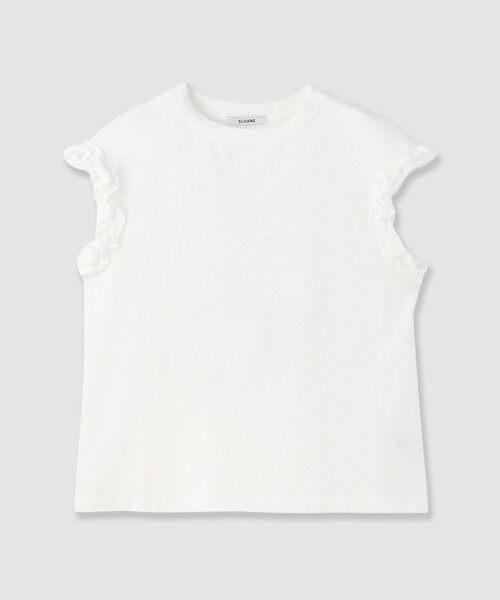 ANAYI / アナイ その他トップス | SLOANE コットン フリルフレンチスリーブプルオーバー（white (01)）