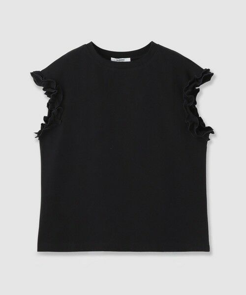 ANAYI / アナイ その他トップス | SLOANE コットン フリルフレンチスリーブプルオーバー（black (95)）