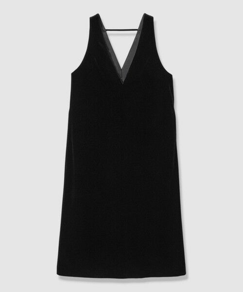 ANAYI / アナイ ロング・マキシ丈ワンピース | シックベロアジャンパー ワンピース(black (95))