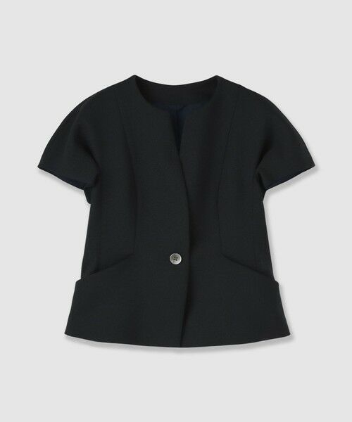 ANAYI / アナイ その他アウター | カラミリネンライクタックスリーブジャケット(navy (65))
