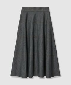 ANAYI / アナイ ロング・マキシ丈スカート | デニムライク切り替え スカート