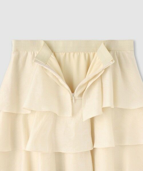 ANAYI / アナイ ロング・マキシ丈スカート | シャンブレーツイルティアードスカート | 詳細7