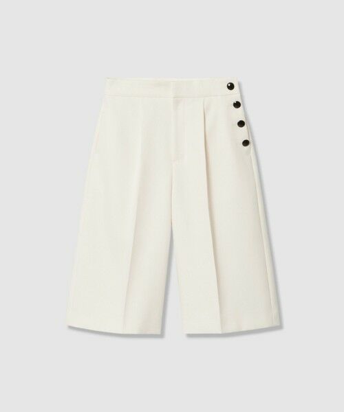 ANAYI / アナイ ショート・ハーフ・半端丈パンツ | エコポリツイルハーフパンツ（white (01)）