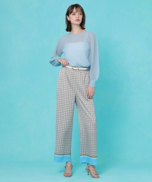 ANAYI / アナイ その他パンツ | 幾何プリントイージーパンツ〈セットアップ対応商品〉 | 詳細10