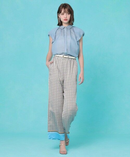 ANAYI / アナイ その他パンツ | 幾何プリントイージーパンツ〈セットアップ対応商品〉 | 詳細14