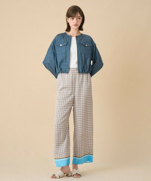 ANAYI / アナイ その他パンツ | 幾何プリントイージーパンツ〈セットアップ対応商品〉 | 詳細9