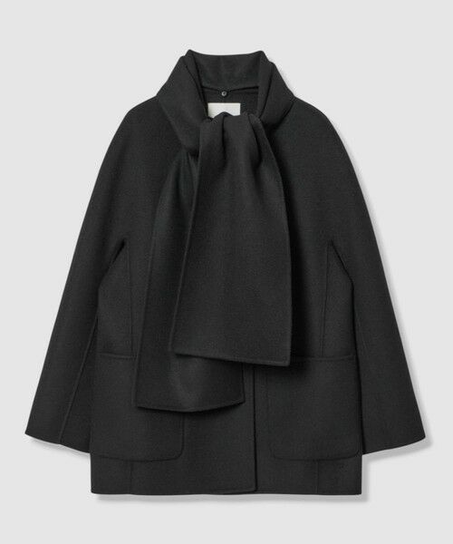 ANAYI / アナイ ダッフルコート | シャルムリバーストールハーフコート(black (95))