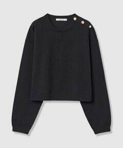 ANAYI / アナイ ニット・セーター | ショルダー釦クルーネック プルオーバー
