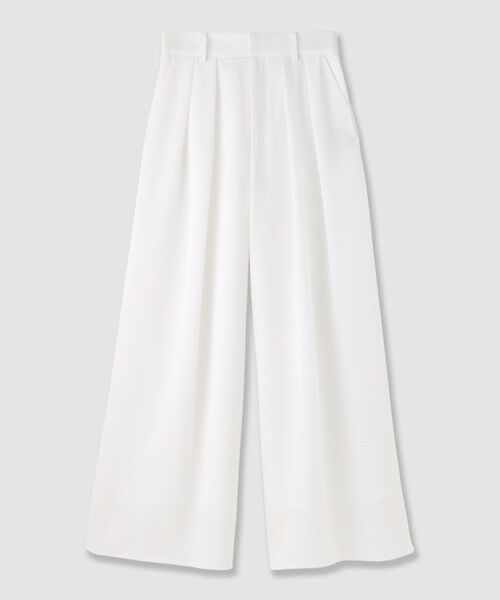 ANAYI / アナイ その他パンツ | トリアセツイルタックイージーパンツ〈セットアップ対応商品〉（white (01)）
