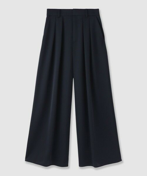 ANAYI / アナイ その他パンツ | トリアセツイルタックイージーパンツ〈セットアップ対応商品〉（navy (65)）