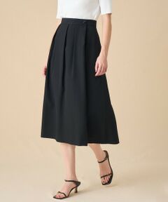 スラブリネンアシメタックスカート