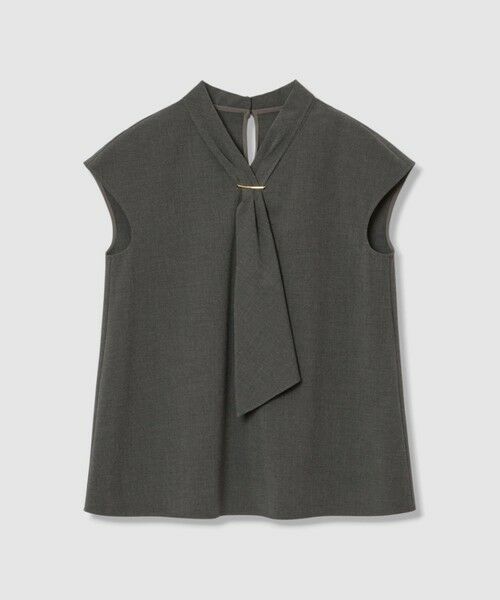 ANAYI / アナイ その他トップス | トロライクランダムタックネックブラウス〈セットアップ対応商品〉(charcoal grey (94))