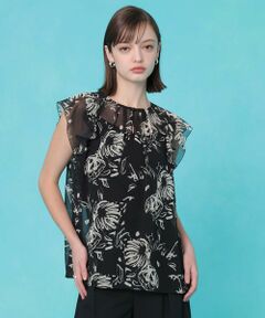 ANAYI / アナイ シャツ・ブラウス | アートフラワープリントフリルブラウス〈セットアップ対応商品〉