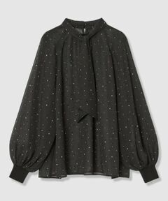 ANAYI / アナイ シャツ・ブラウス | フロッキードットプリント ブラウス