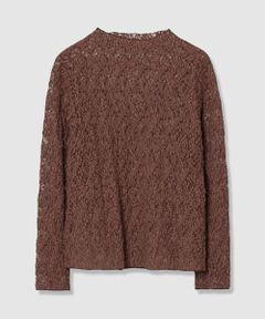 ANAYI / アナイ カットソー | ストレッチレースモックネック プルオーバー